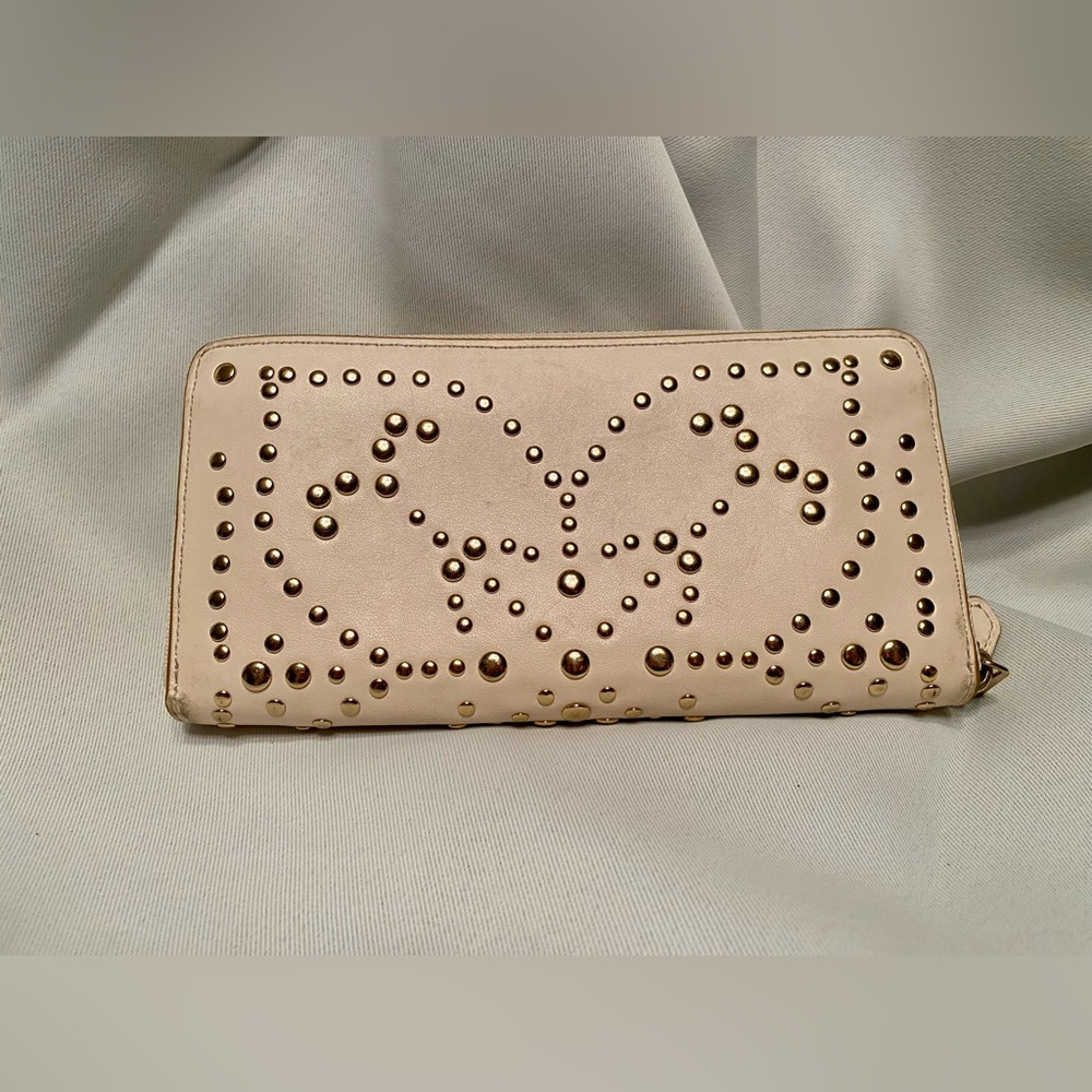 White Coach Rhinestone Wallet. Used. - Picture 2 of 5